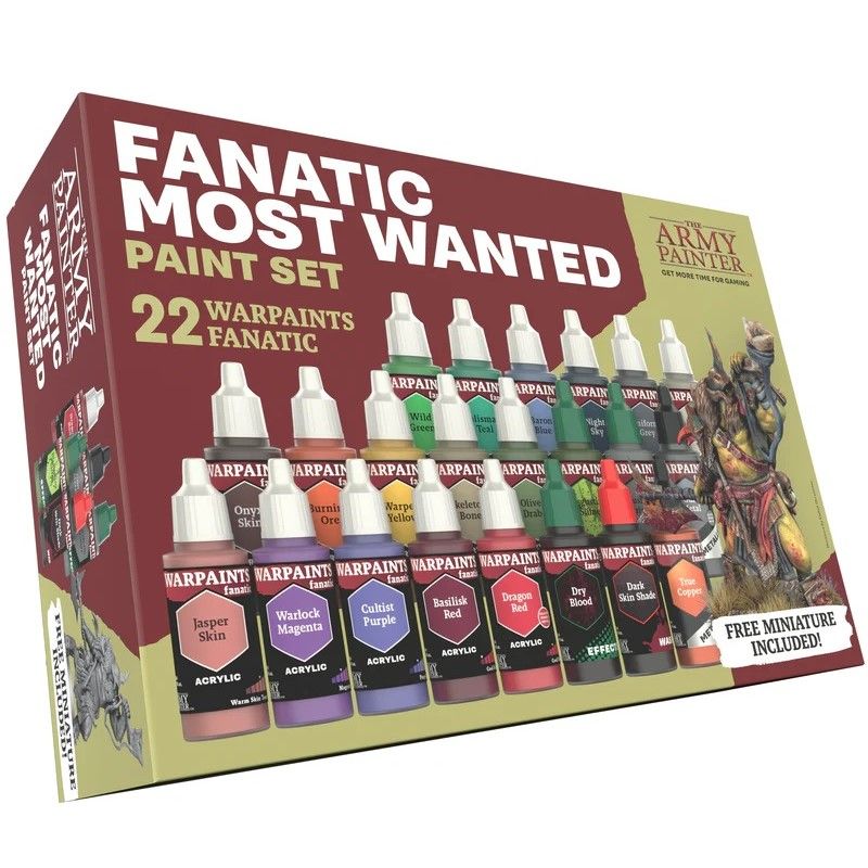 Army Painter - Warpaints Fanatic - Most Wanted Paint Set