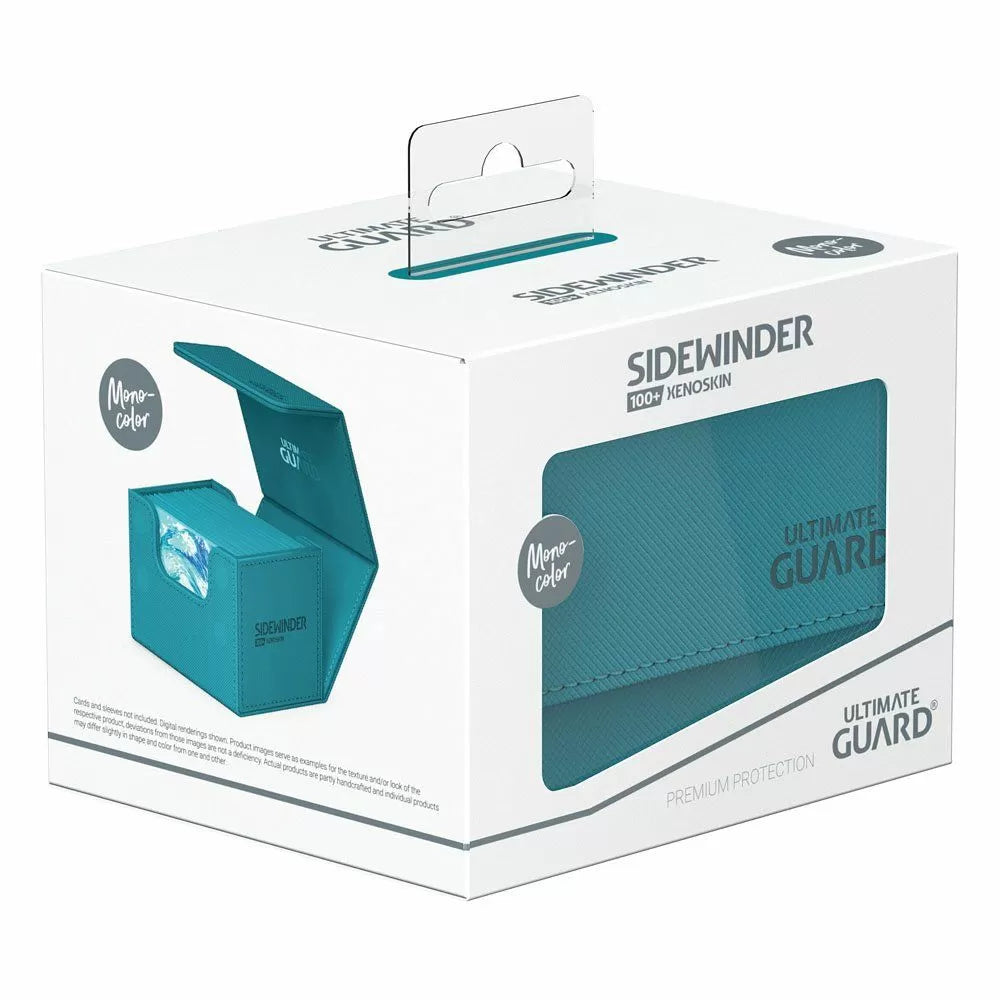 Ultimate Guard Sidewinder 100+ Xenoskin Monocolor Petrol Deck Box-1