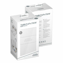 Ultimate Guard Twin Flip n Tray 200+ XenoSkin Monocolor White Deck Box-2
