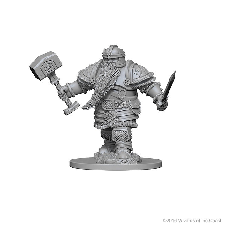 D&D Nolzurs Marvelous Unpainted Miniatures Dwarf Male Fighter-1