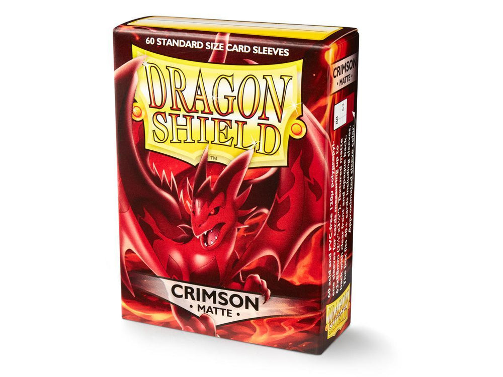 Sleeves - Dragon Shield - Box 60 - Matte Crimson