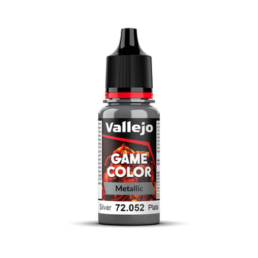 Vallejo Game Color Metal Silver 18ml Acrylic Paint