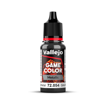 Vallejo Game Color Metal Dark Gunmetal 18ml Acrylic Paint