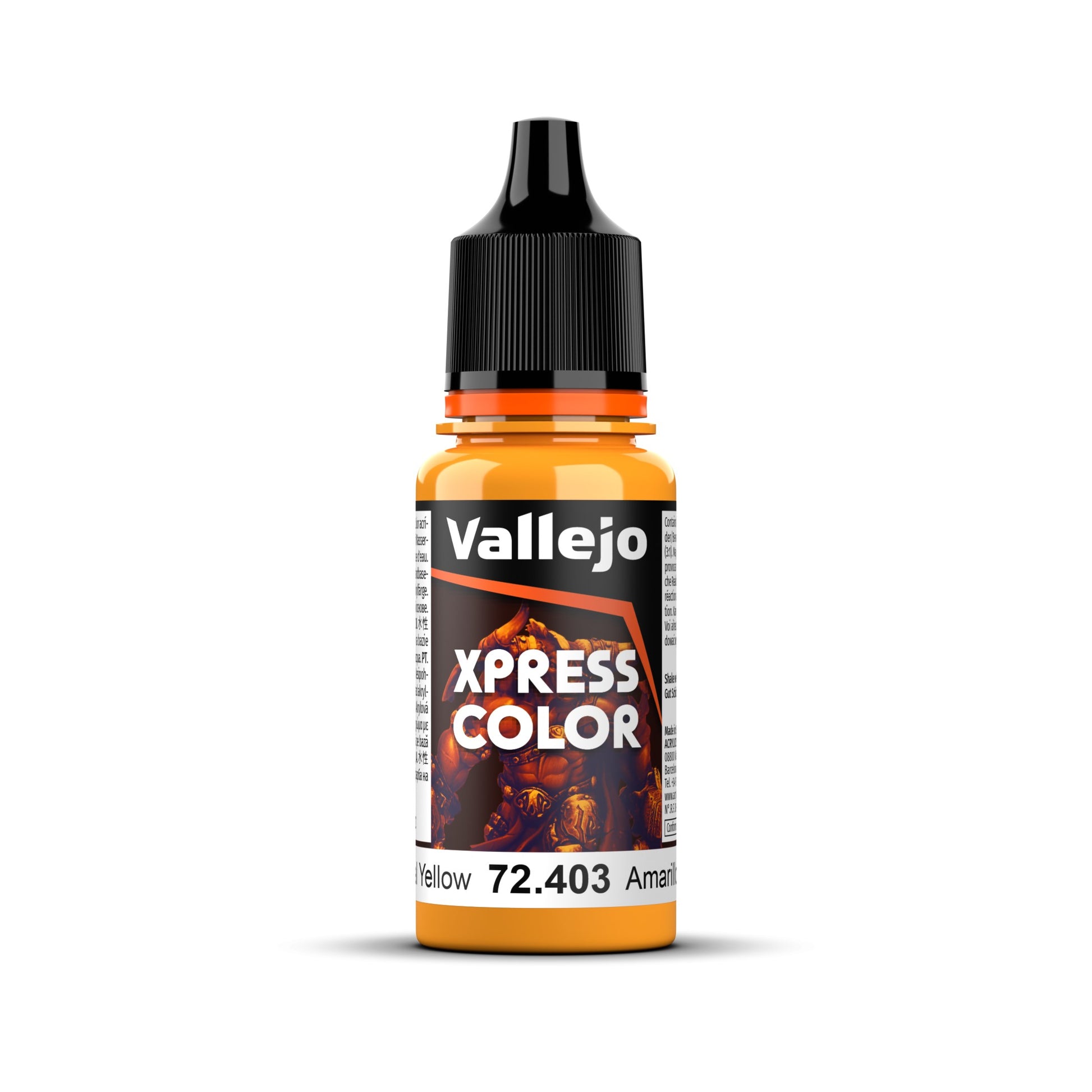 Vallejo Game Color Xpress Color Imperial Yellow 18ml Acrylic Paint-1