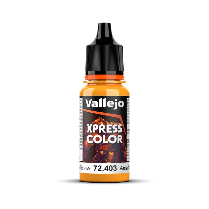 Vallejo Game Color Xpress Color Imperial Yellow 18ml Acrylic Paint-1