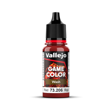 Vallejo Game Color Wash Red 18ml Acrylic Paint