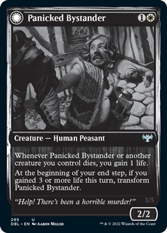 Panicked Bystander // Cackling Culprit [Innistrad: Double Feature]-1