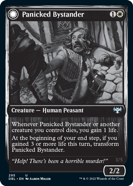 Panicked Bystander // Cackling Culprit [Innistrad: Double Feature]