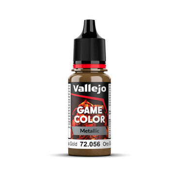 Vallejo Game Color Metal Glorious Gold 18ml Acrylic Paint