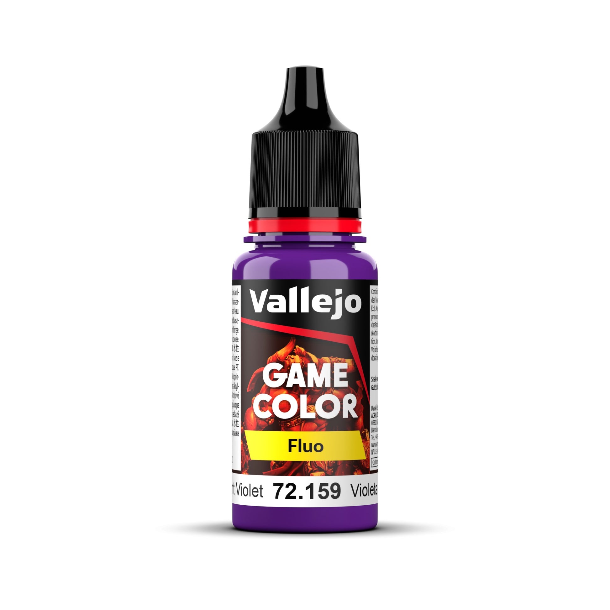 Vallejo Game Color Fluorescent Violet 18ml Acrylic Paint-1