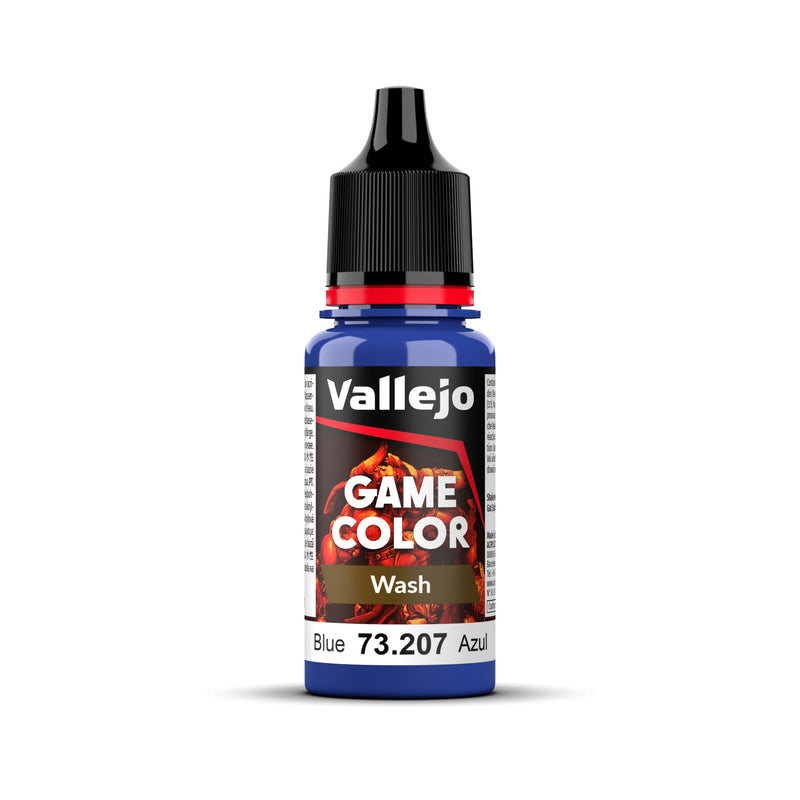 Vallejo Game Color Wash Blue 18ml Acrylic Paint-1