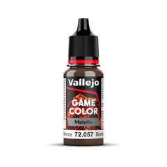 Vallejo Game Color Metal Bright Bronze 18ml Acrylic Paint-1