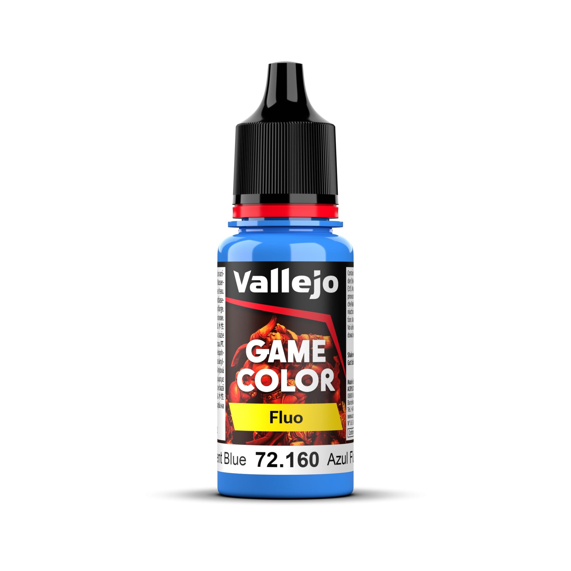 Vallejo Game Color Fluorescent Blue 18ml Acrylic Paint-1