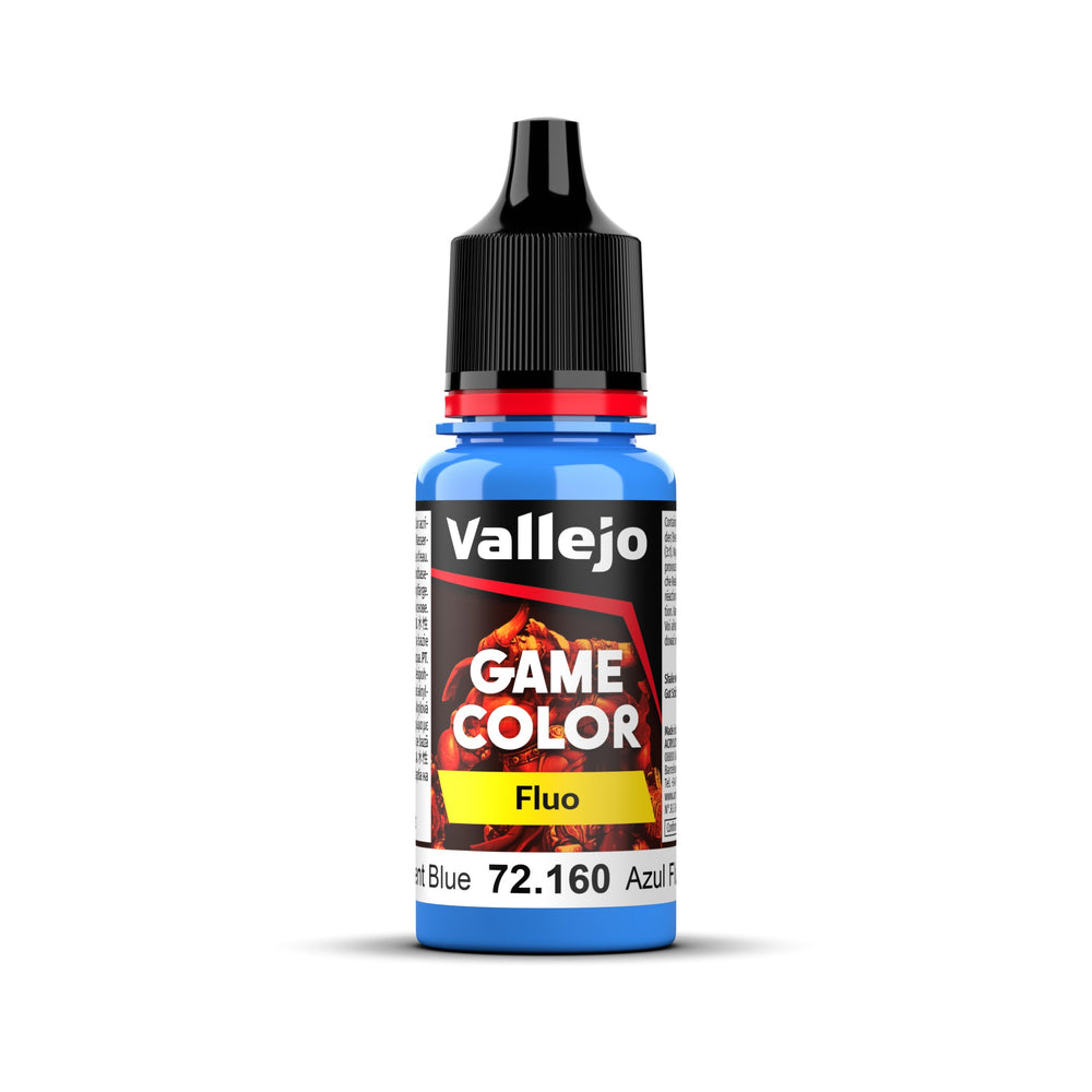 Vallejo Game Color Fluorescent Blue 18ml Acrylic Paint
