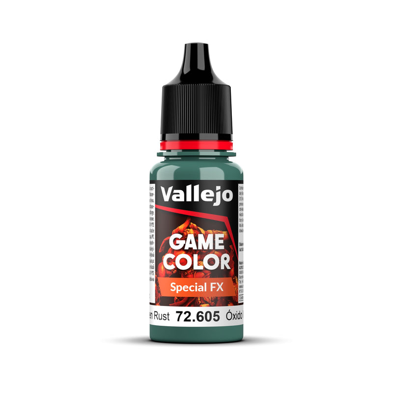 Vallejo Game Color Special FX Green Rust 18ml Acrylic Paint-1