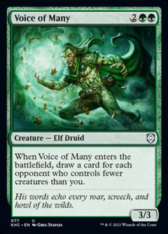 Voice of Many [Kaldheim Commander]-1