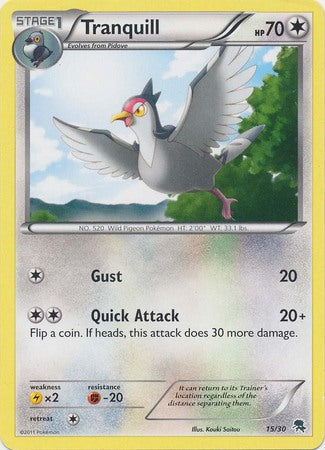 Tranquill (15/30) [Black & White: Trainer Kit - Zoroark]-1