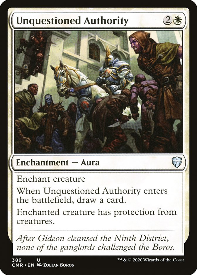 Unquestioned Authority [Commander Legends]-1