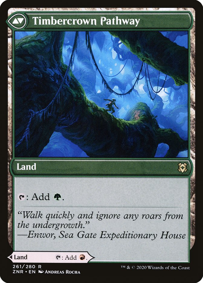 Cragcrown Pathway // Timbercrown Pathway [Zendikar Rising]-2