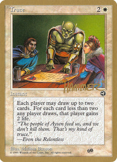 Truce (Shawn "Hammer" Regnier) (SB) [Pro Tour Collector Set]-1
