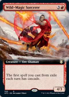 Wild-Magic Sorcerer (Extended Art) [Dungeons & Dragons: Adventures in the Forgotten Realms Commander]-1