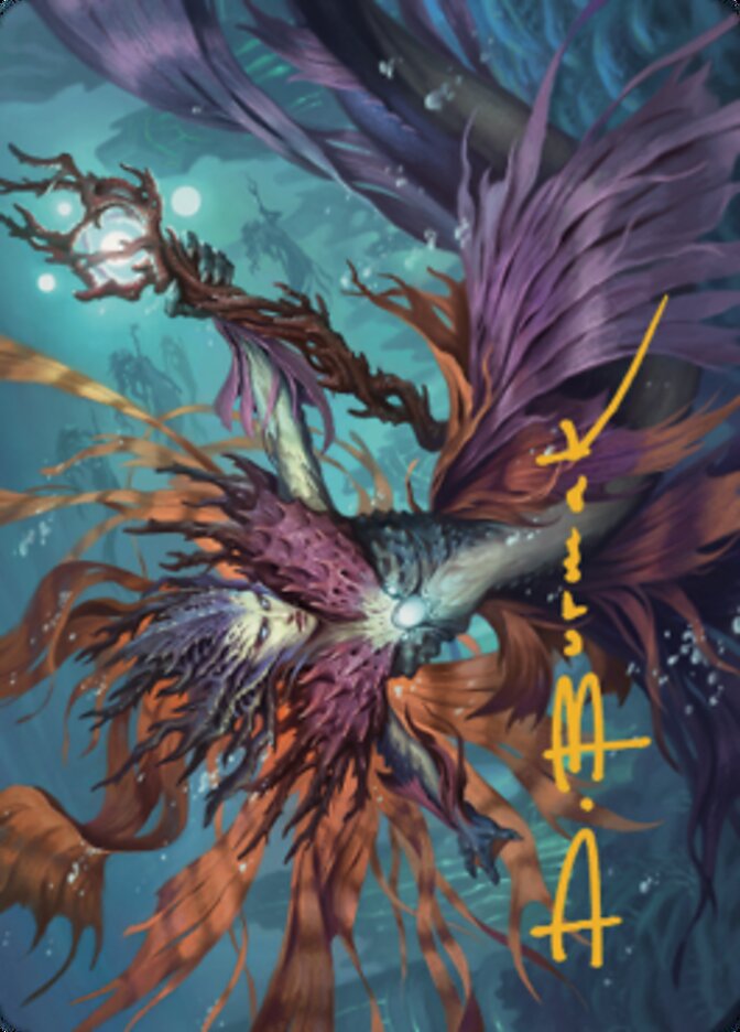 Vodalian Hexcatcher Art Card (Gold-Stamped Signature) [Dominaria United Art Series]-1