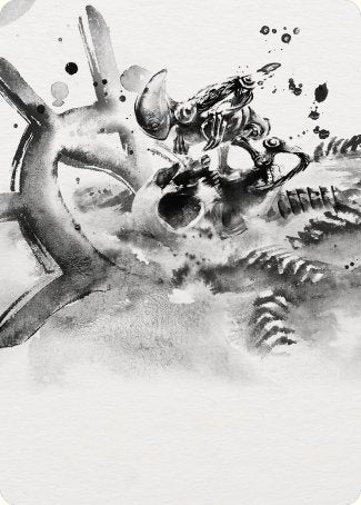 Myr Convert Art Card [Phyrexia: All Will Be One Art Series]-1