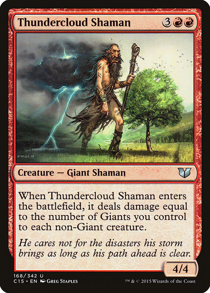 Thundercloud Shaman [Commander 2015]-1