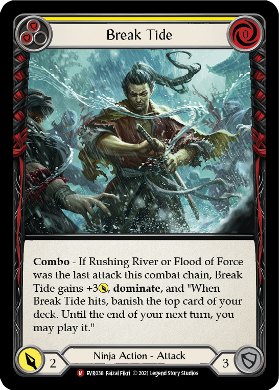 Break Tide [EVR038] 1st Edition Rainbow Foil-1
