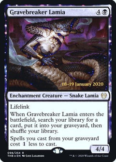 Gravebreaker Lamia [Theros Beyond Death Promos]-1