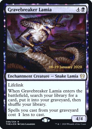 Gravebreaker Lamia [Theros Beyond Death Promos]-1