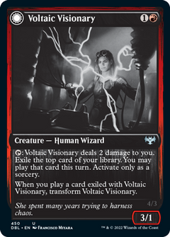 Voltaic Visionary // Volt-Charged Berserker [Innistrad: Double Feature]-1