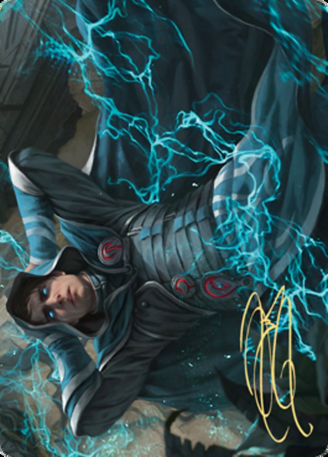 Maddening Cacophony Art Card (Gold-Stamped Signature) [Zendikar Rising Art Series]-1