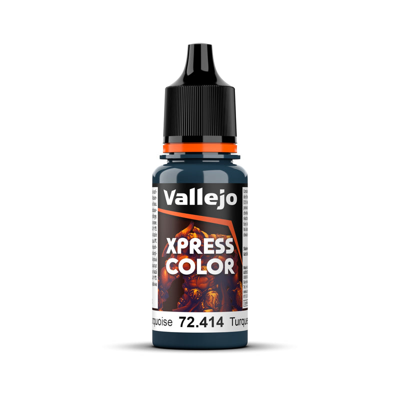 Vallejo Game Color Xpress Color Caribbean Turquoise 18ml Acrylic Paint-1