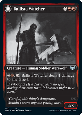 Ballista Watcher // Ballista Wielder [Innistrad: Double Feature]-1