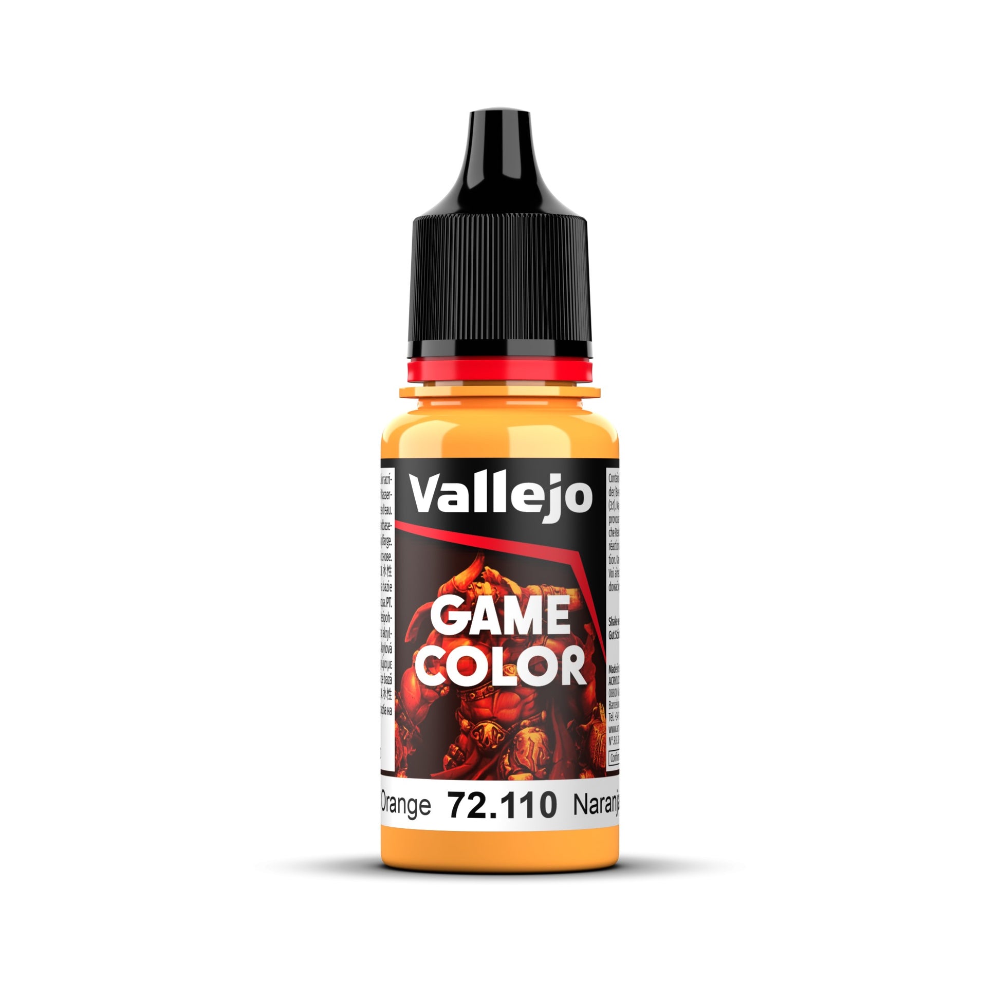 Vallejo Game Color Sunset Orange 18ml Acrylic Paint-1
