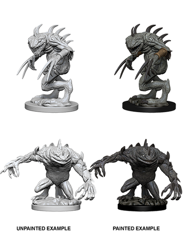 D&D Nolzurs Marvelous Unpainted Miniatures Grey Slaad & Death Slaad