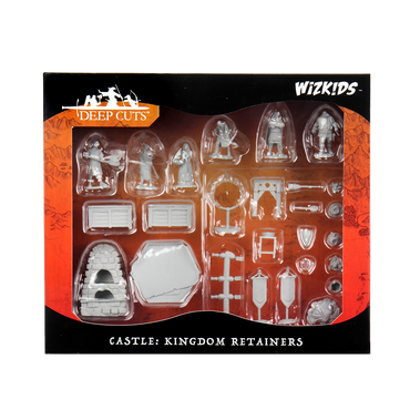 WizKids Deep Cuts Unpainted Miniatures Castle Kingdom Retainers