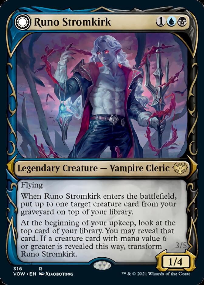 Runo Stromkirk // Krothuss, Lord of the Deep (Showcase Fang Frame) [Innistrad: Crimson Vow]-1