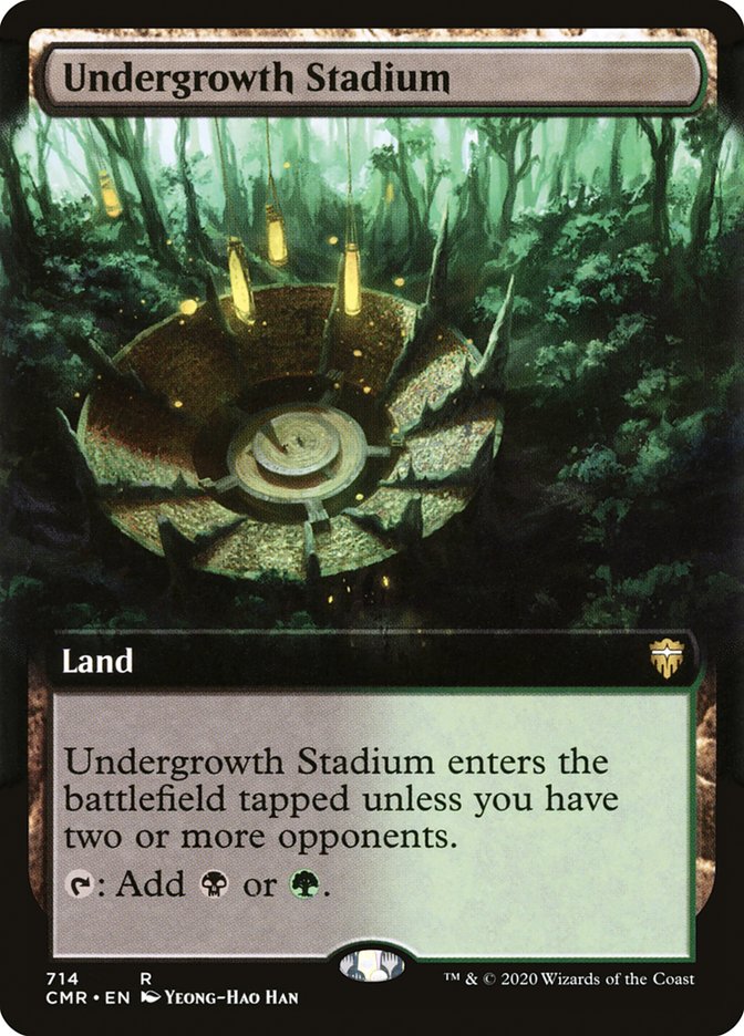 Undergrowth Stadium (Extended Art) [Commander Legends]-1