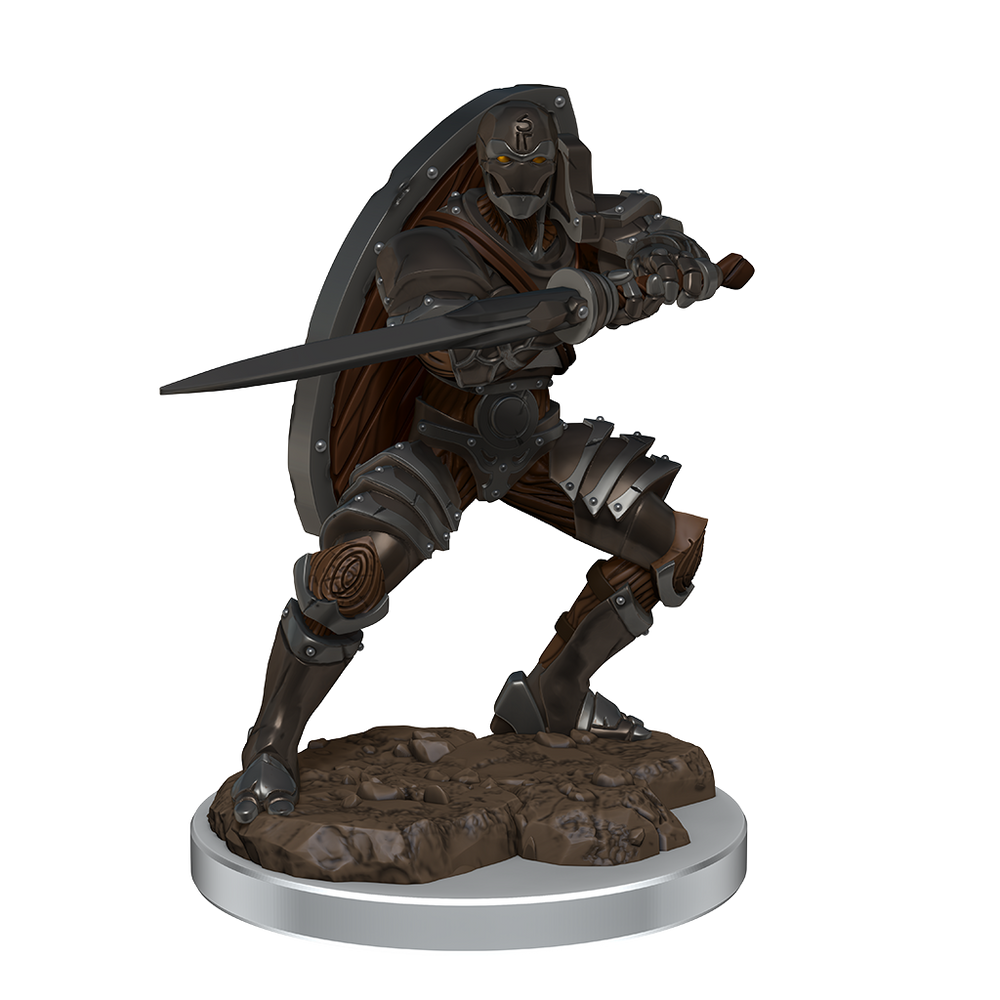 D&D Premium Painted Figures Warforged Fighter Male