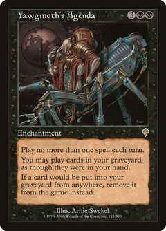 Yawgmoth's Agenda [Invasion]-1