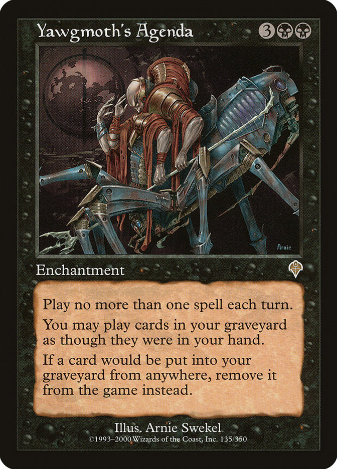 Yawgmoth's Agenda [Invasion]-1