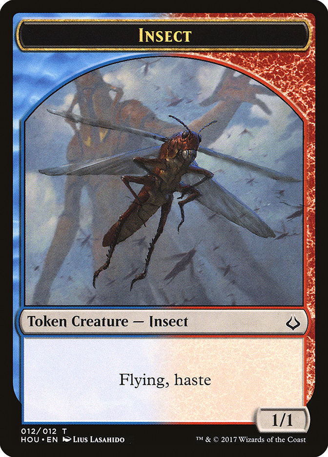 Dreamstealer // Insect Double-Sided Token [Hour of Devastation Tokens]-2