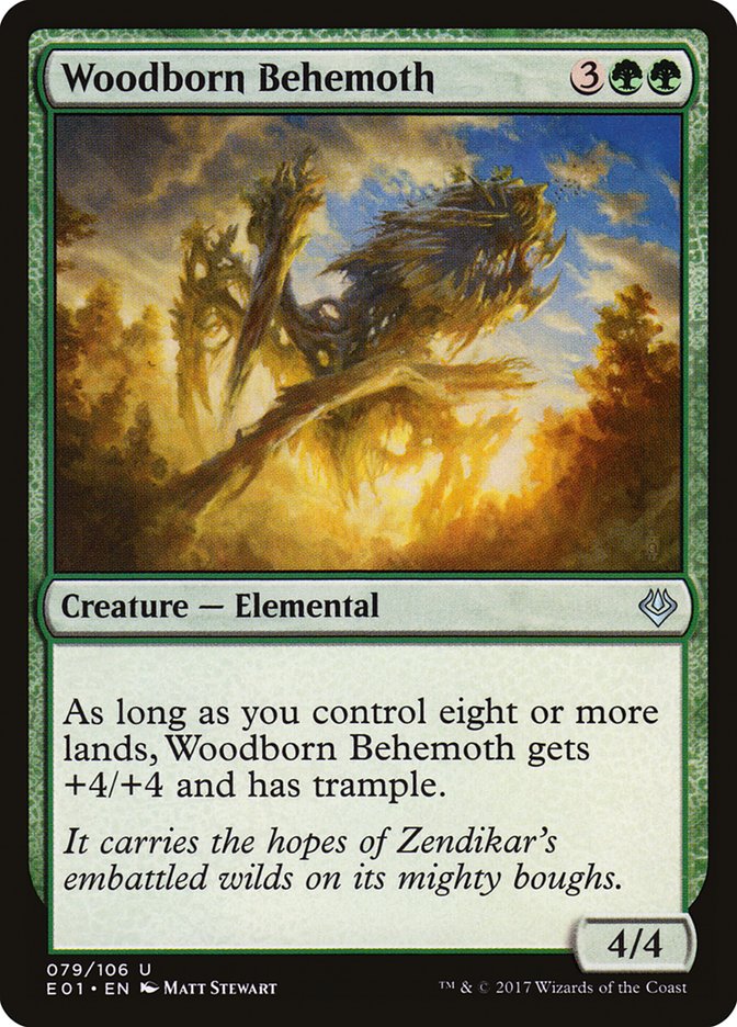 Woodborn Behemoth [Archenemy: Nicol Bolas]-1