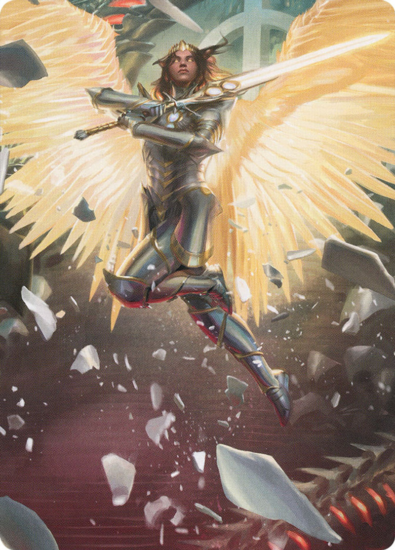 Archangel Elspeth Art Card [March of the Machine Art Series]-1