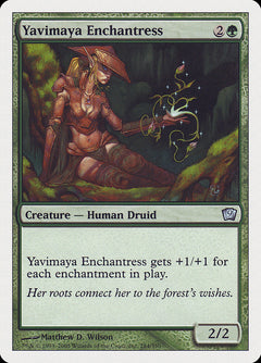 Yavimaya Enchantress [Ninth Edition]-1