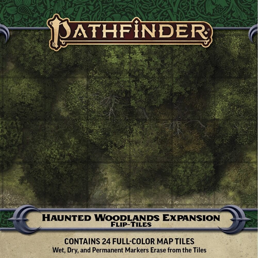 Pathfinder Accessories Flip Tiles Haunted Woodlands Expansion-1