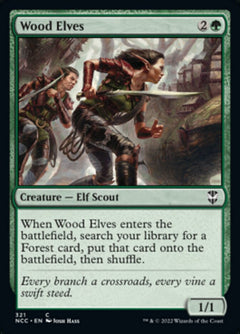 Wood Elves [Streets of New Capenna Commander]-1