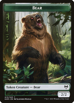Treasure // Bear Double-Sided Token [Kaldheim Tokens]-2